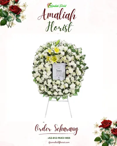 Krans Bunga Duka Cita di Kalimulya
